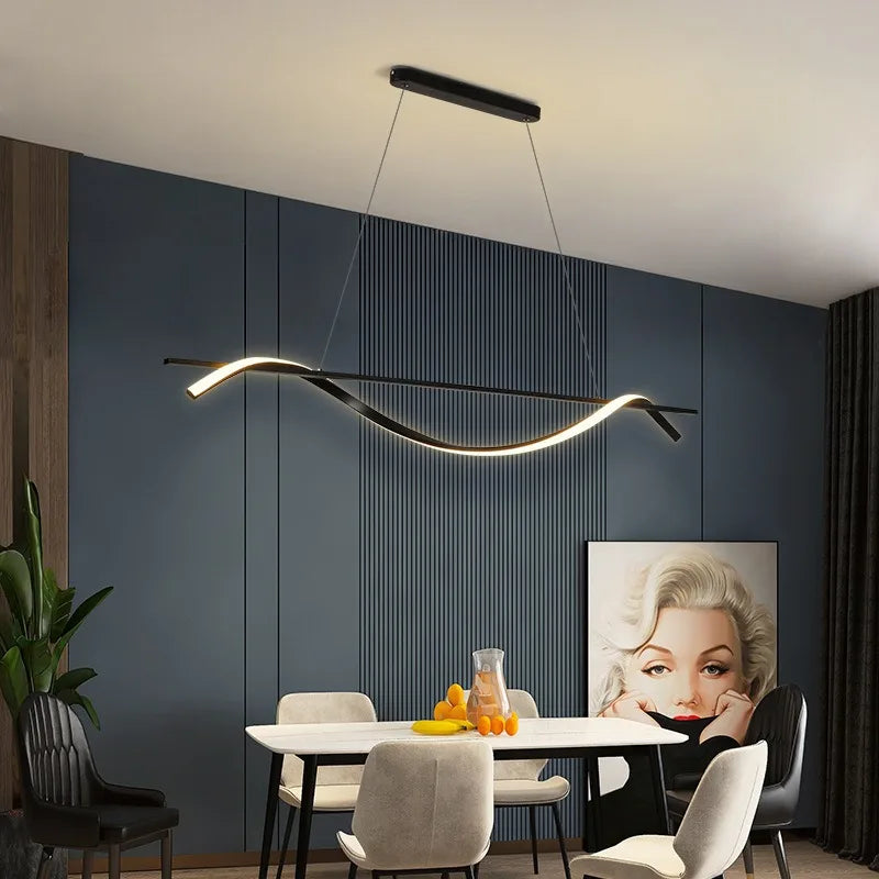 suspension en led design moderne pour décoration intérieure - vue 4 sur 6