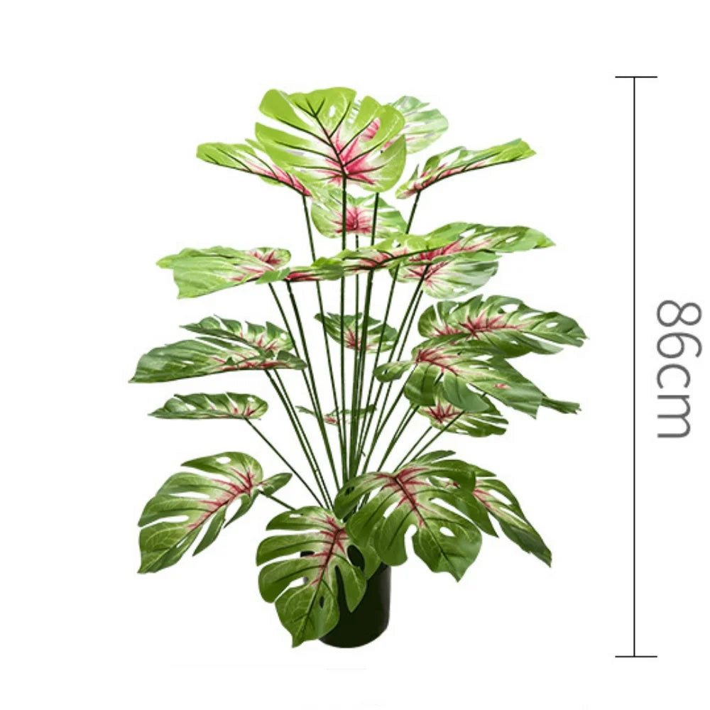plante artificielle feuilles de tortue pour décoration intérieure - vue 25 sur 25
