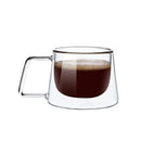 Tasse expresso verre double paroi 200 ml anse