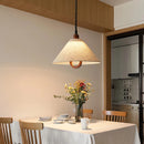 Retro Kronleuchter aus Hanfseil, minimalistisch für mittelalterliches Interieur