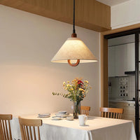 Retro Kronleuchter aus Hanfseil, minimalistisch für mittelalterliches Interieur