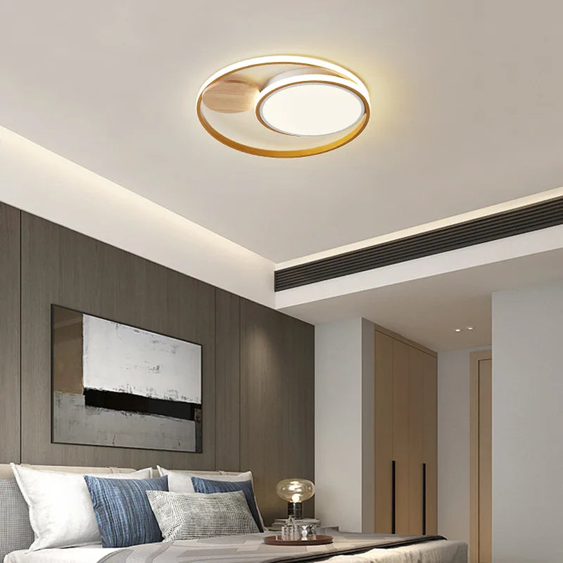 LED-Deckenleuchte nordisch schlicht kreativ 2 Stile warmes Ambiente - vue 6 sur 8