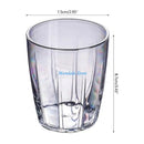 Gobelets incassables acrylique 280 ml reutilisables modernes