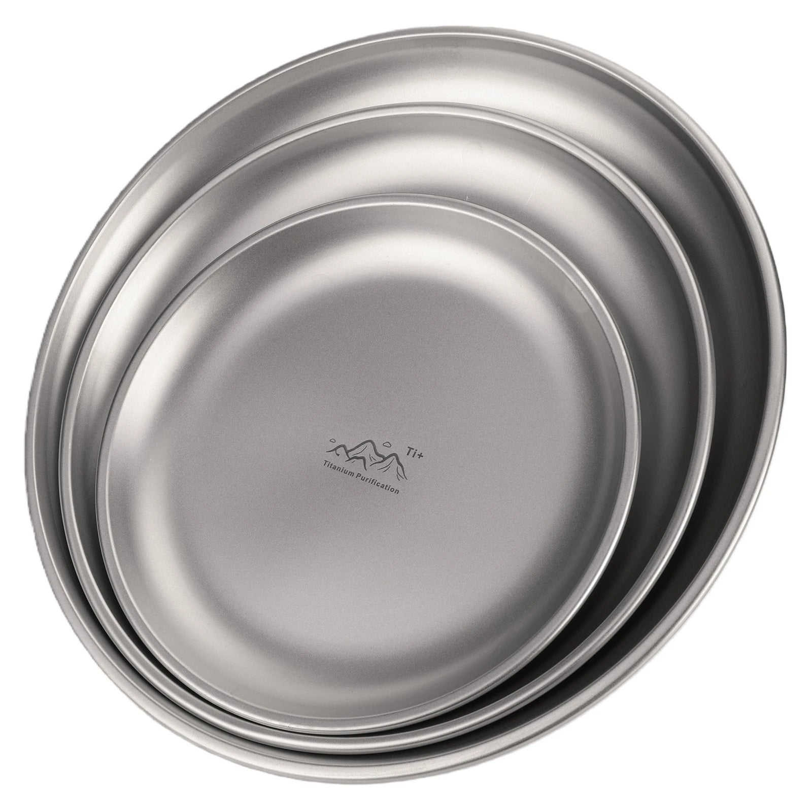Assiette titane ultralégère portable pour camping randonnée