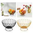 Iron Wire Fruit Basket, Fruit Storage Bowls Decorative Stand for Kitchen Counter