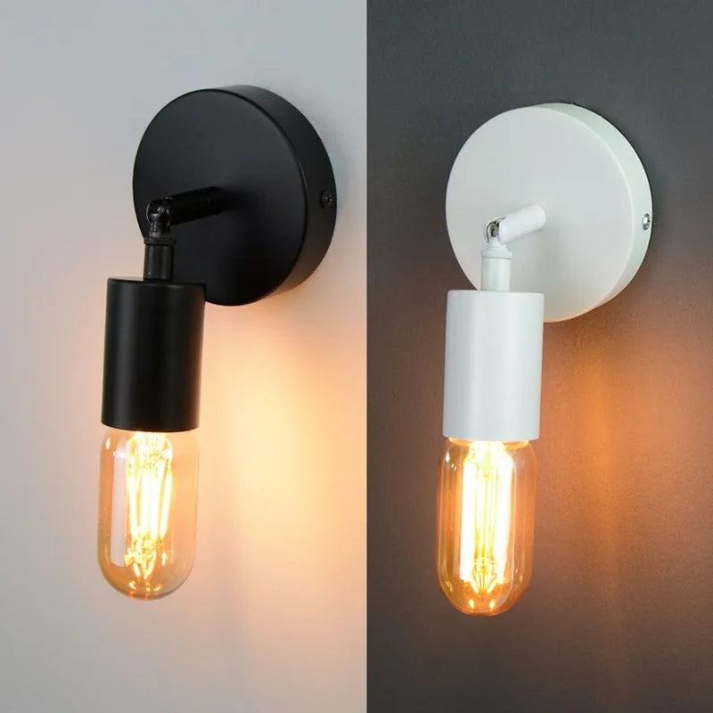 applique murale industrielle rétro multi-têtes minimaliste led - vue 3 sur 12