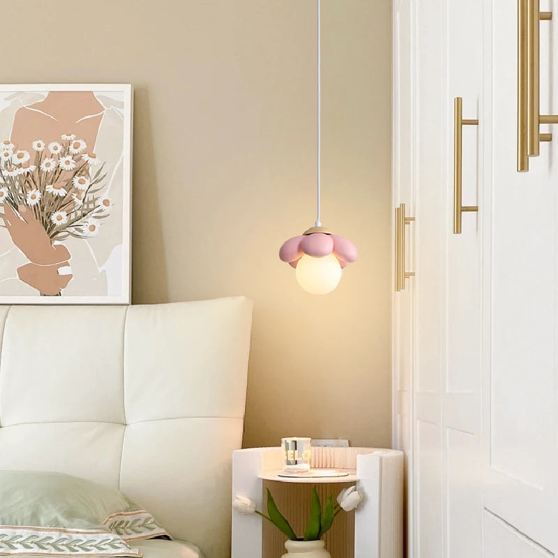 suspension moderne en forme de fleur pour chambre enfant - vue 5 sur 10