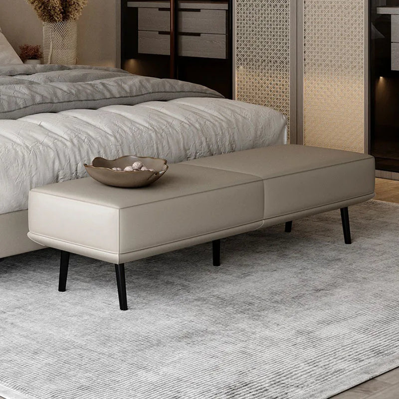 tabouret de luxe nordique rembourré tendance et confortable - vue 3 sur 24