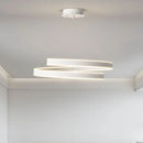 Moderner LED-Kronleuchter in Spiralform für die Inneneinrichtung