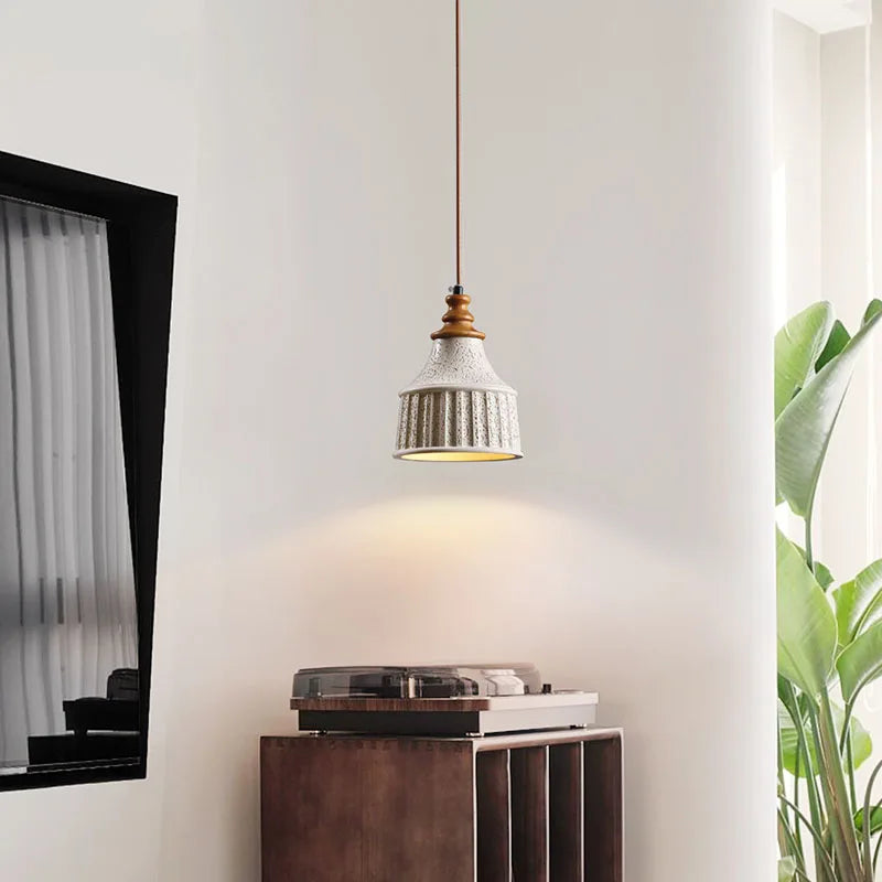 suspension en béton minimaliste style wabi-sabi pour intérieur moderne - vue 5 sur 6