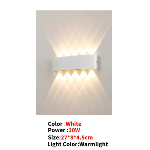 LED-Wandleuchte aus Aluminium - vue 14 sur 18