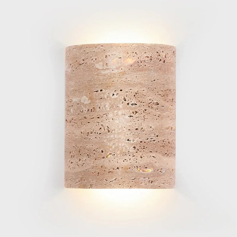 applique murale led en pierre naturelle style moderne décoratif - vue 3 sur 7