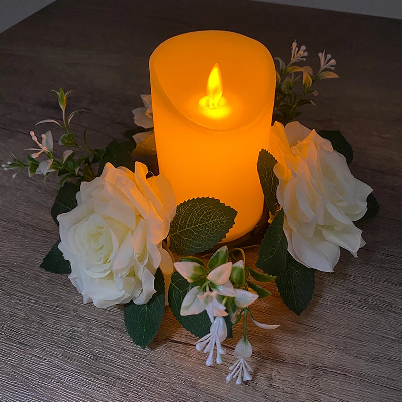 bougie à led décorative pour mariage et anniversaire - vue 5 sur 17