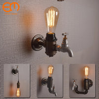 applique murale industrielle vintage en fer pour bar restaurant loft