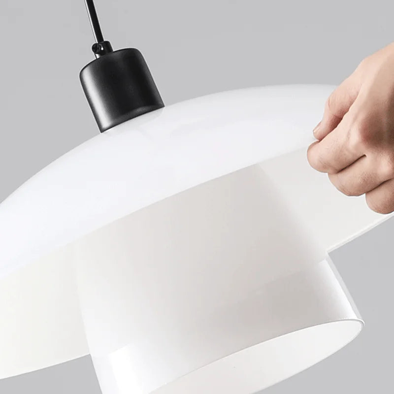 suspension design moderne soucoupe volante luminaire décoratif intérieur - vue 7 sur 8