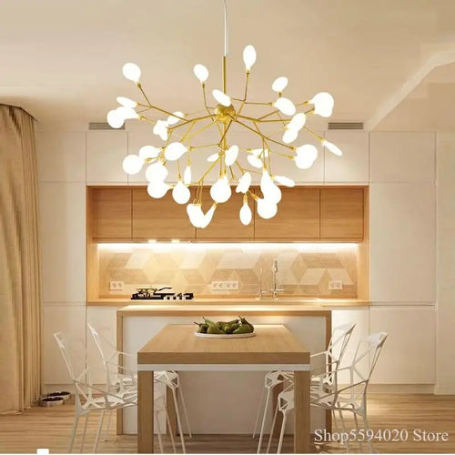 lustre moderne en forme de branche d'arbre décoratif élégant