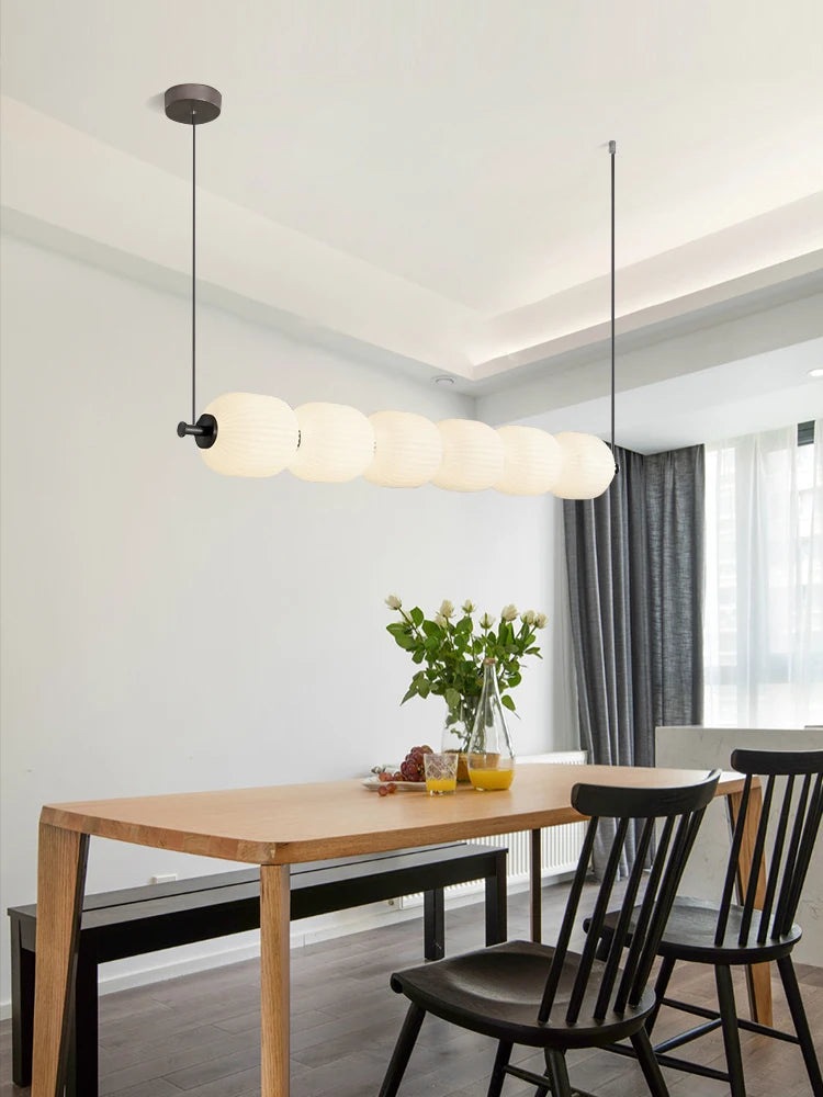 lustre moderne nordique simple pour restaurant et bar - vue 6 sur 8