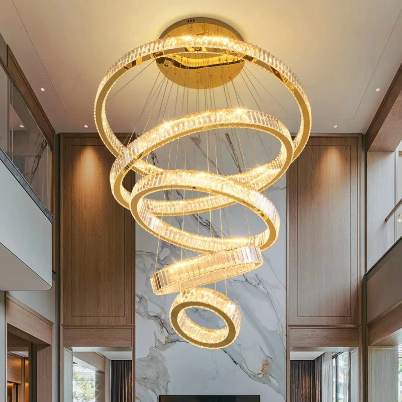 Lustre en cristal de décoration de maison moderne - vue 3 sur 11