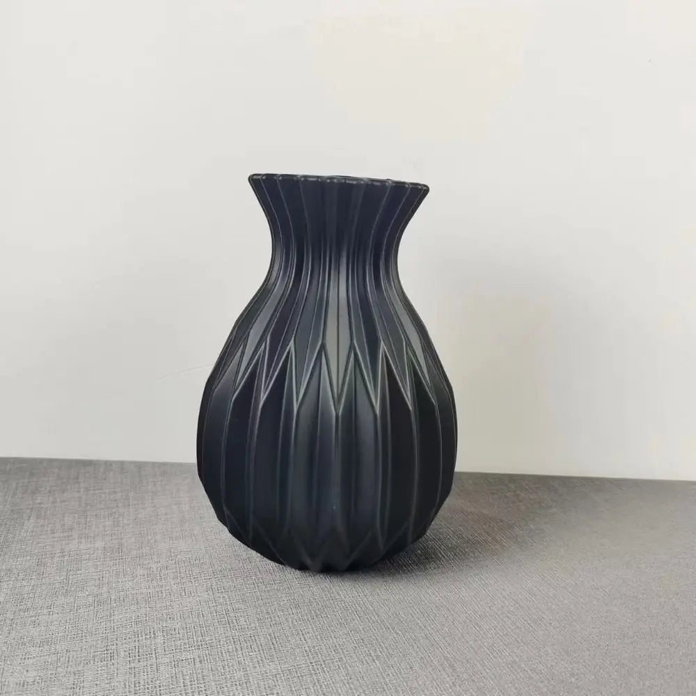 pot à fleurs moderne en plastique pour décoration nordique - vue 8 sur 9