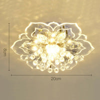 Lampe LED moderne en forme de fleur