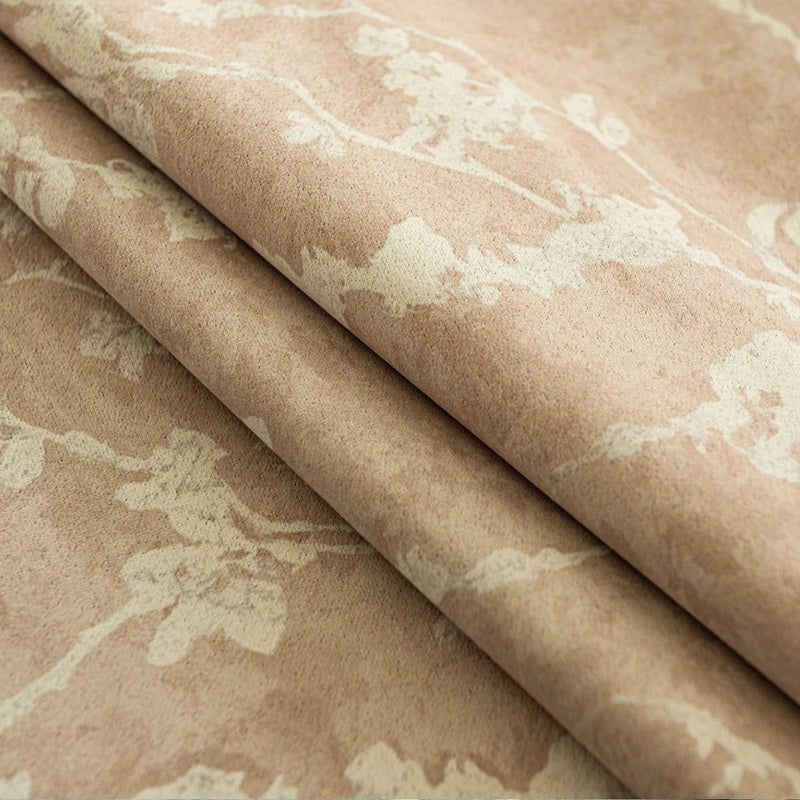 Rideau occultant floral style européen pour salon chambre