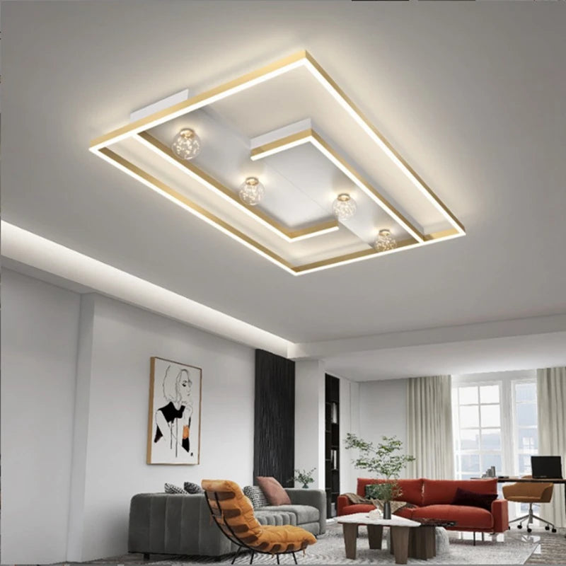 plafonnier led créatif style européen avec alexa décoration intérieure - vue 6 sur 9