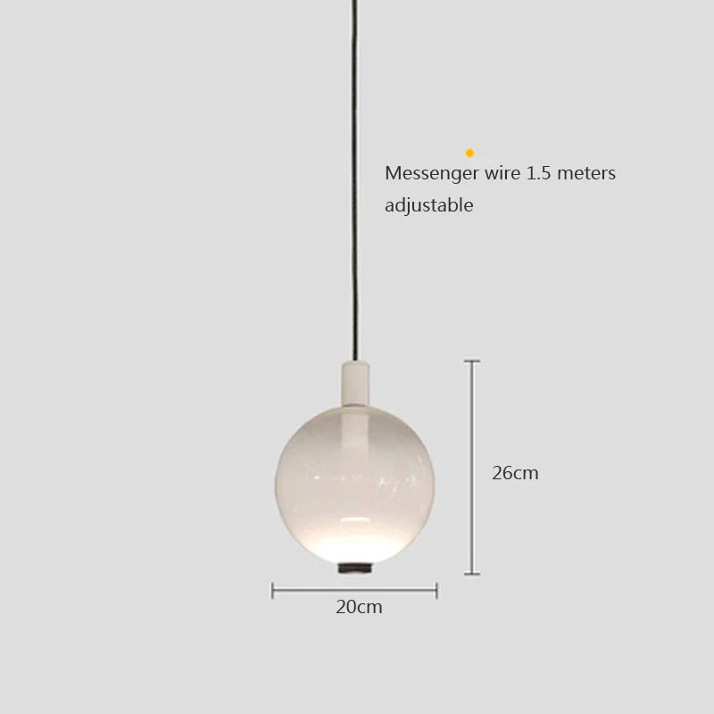 lampe suspendue verre dégradé nordique salle manger chambre coucher lustre 110v-220v