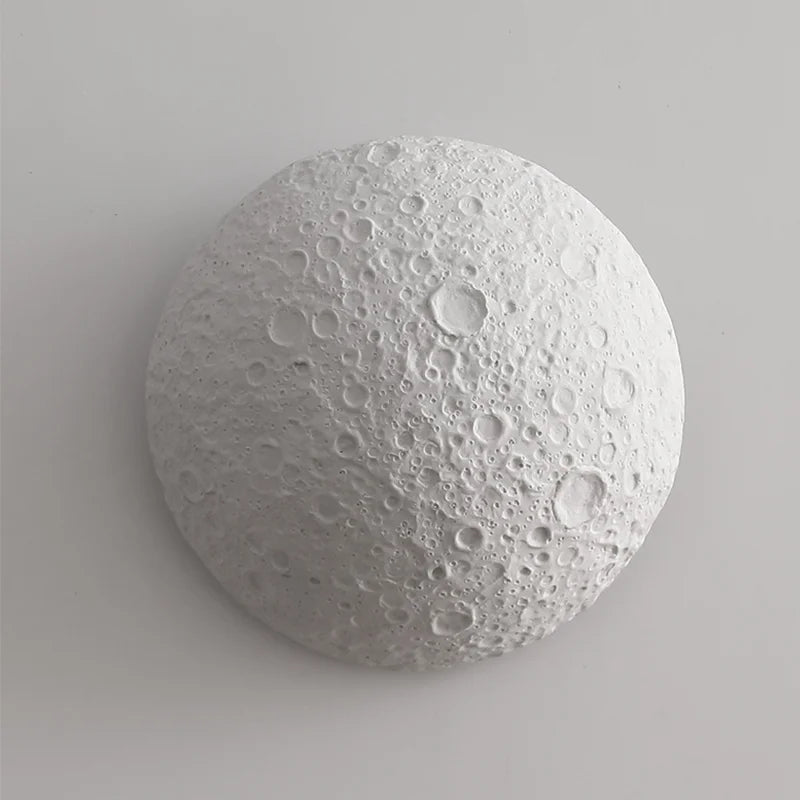 applique murale simulation lune led pour villa créative - vue 5 sur 6