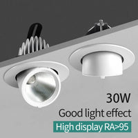 LED-Deckenleuchte, verstellbar und blendfrei für Geschäfte