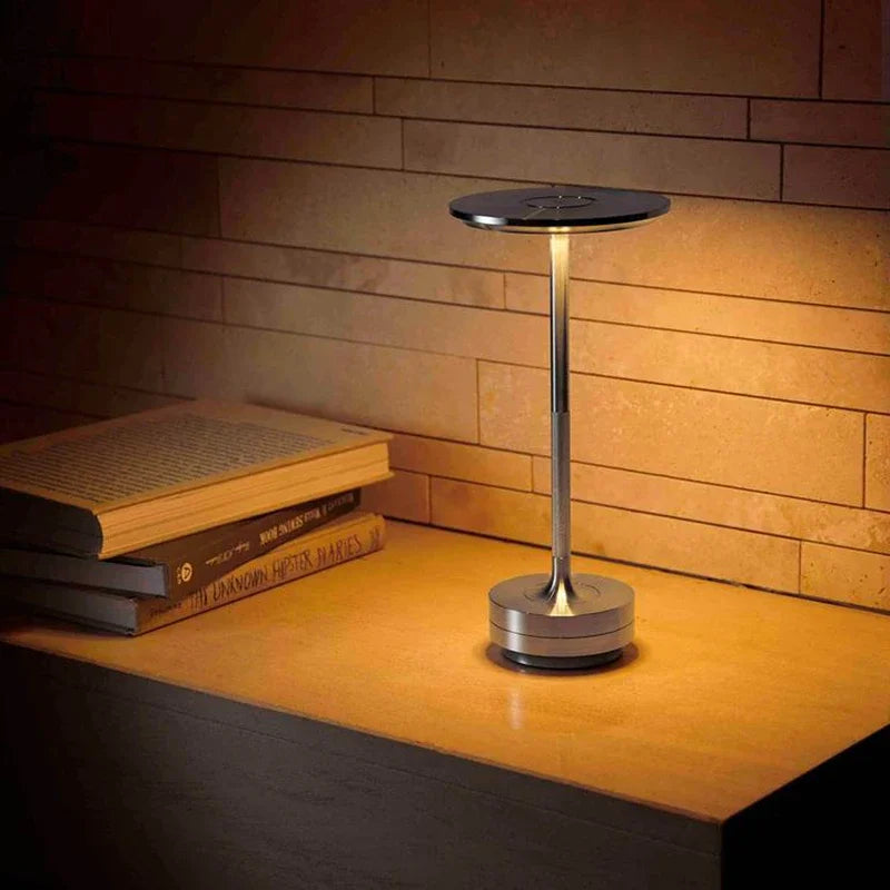 lampe de table led tactile rechargeable pour décoration et lecture - vue 4 sur 12