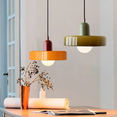 lampe suspendue nordique en verre pour intérieur décoratif