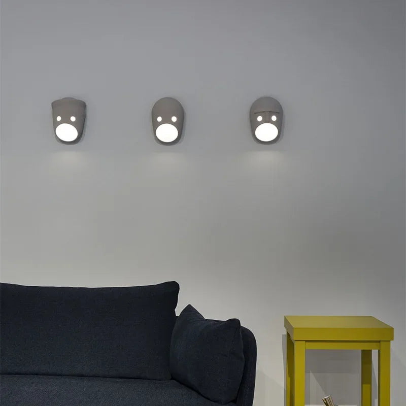 applique murale moooi joker design moderne en résine avec éclairage led - vue 4 sur 11