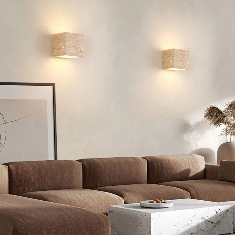 Applique murale led créative cuboïde 3000k pour escaliers allée - vue 3 sur 8