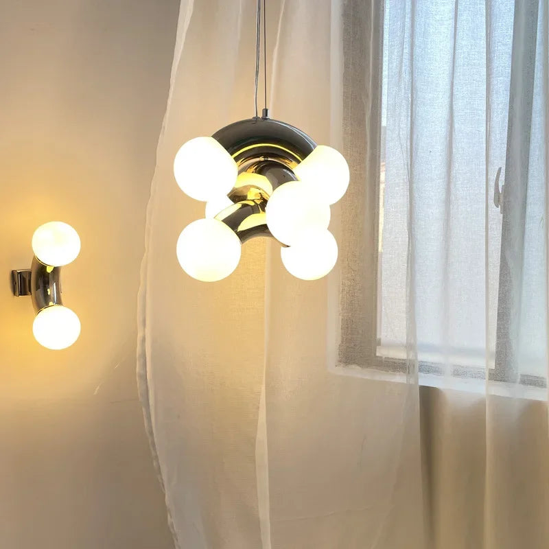 Italian Designer Creative Grape Wall Lamp Sconce Light Corridor Bedroom Lighting - vue 6 sur 7