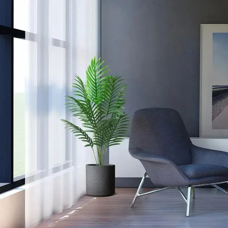 grandes plantes artificielles palmier et feuilles de bananier décoration jardin - vue 3 sur 6