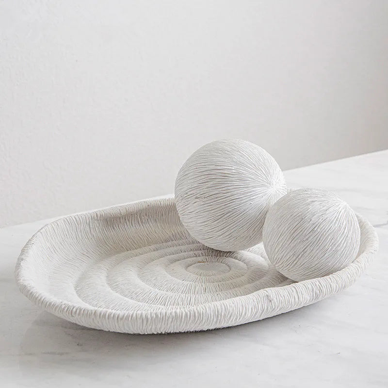 vase en résine avec texture corail pour décoration moderne - vue 5 sur 12