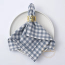 Serviette de table coton motif vichy 42x42 lavable