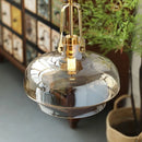 Nordische Pendelleuchte aus Glas mit LED, moderne Dekoration