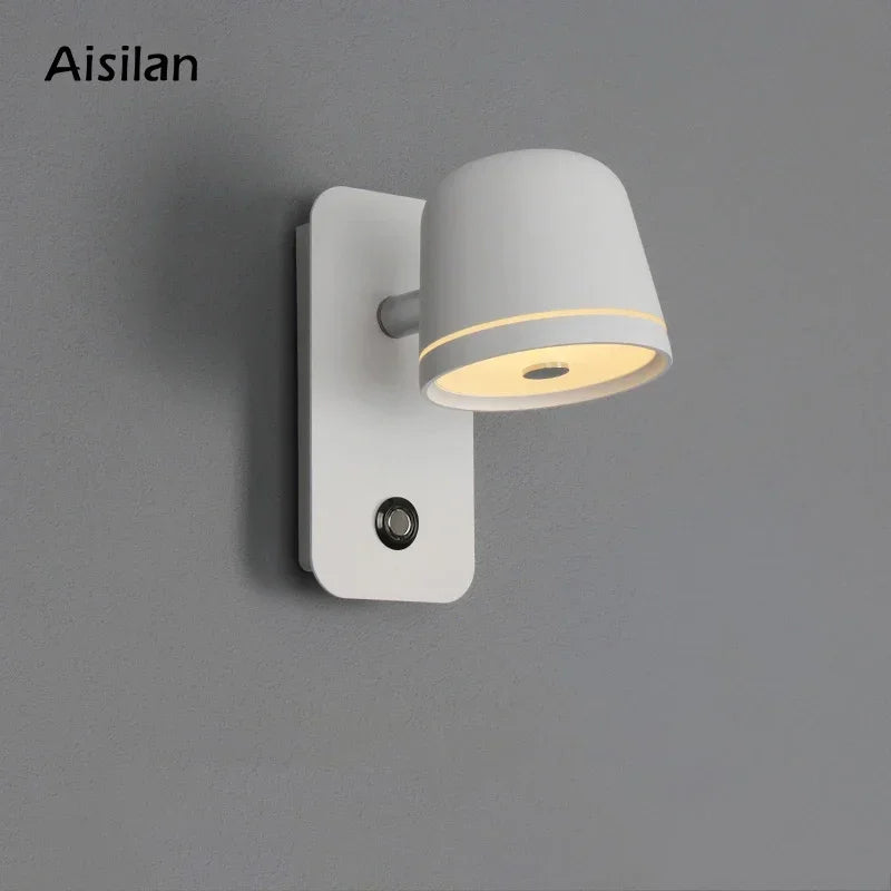 applique murale led aisilan à intensité variable et rotation 3-cct - vue 2 sur 8
