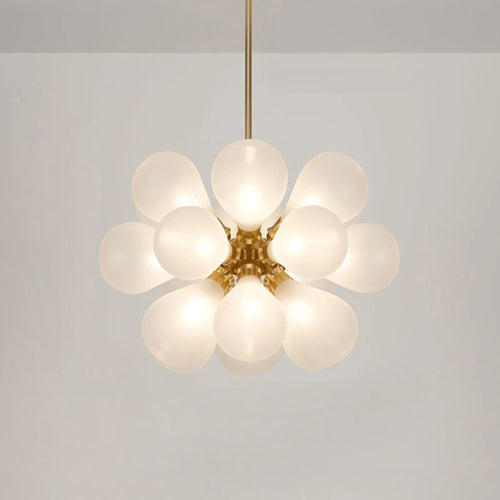 Moderne Glas-Pendelleuchte Design für Innendekoration - vue 2 sur 11