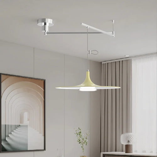 Minimalistischer Kronleuchter mit Schwenkarm für den Innenbereich - vue 2 sur 10