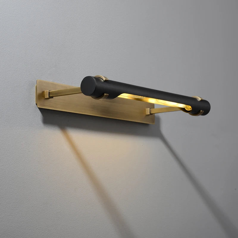 Applique murale en cuivre avec miroir