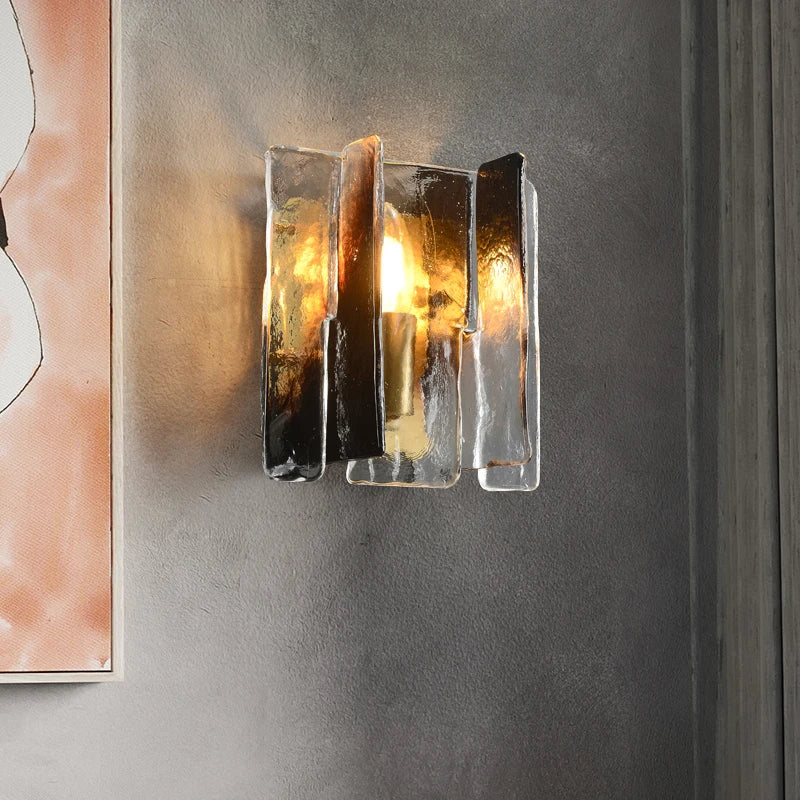 All Copper Living Room Wall Lamp, Modern Luxury Tv Wall Designer Glass Pendant Lamp Minimalist Nordic Bedroom Bedside Lamp