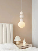 lustre moderne boule de verre décoration artistique luminaire