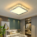 plafonnier led rond en cristal k9 design nordique luxueux romantique et chaleureux