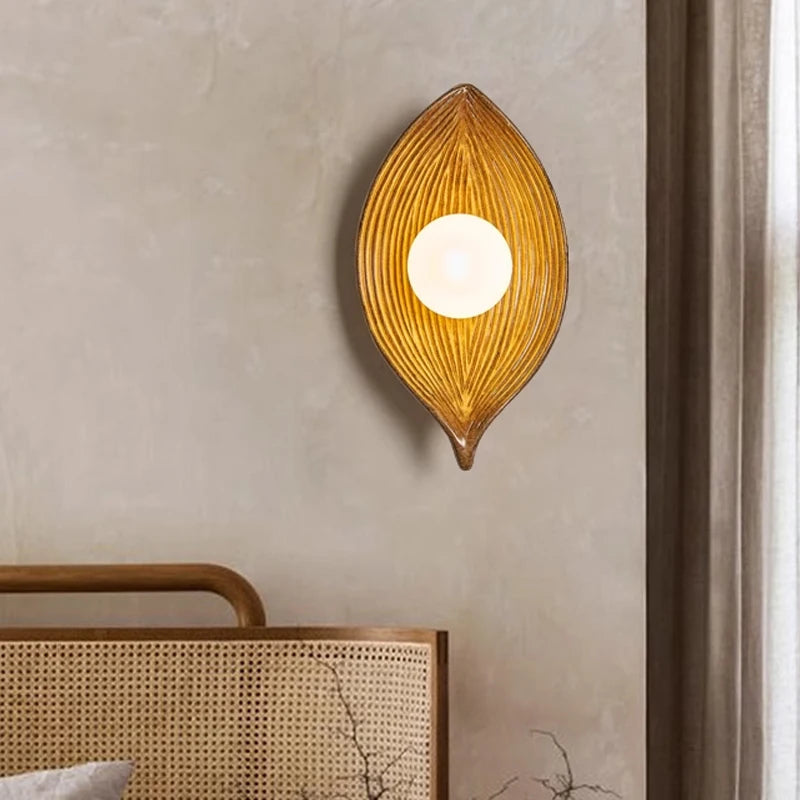 Applique murale LED en résine au design nordique moderne et créatif - vue 2 sur 9
