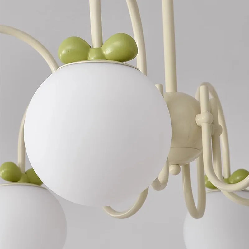 Lustre LED décoratif style français intérieur. - vue 7 sur 11