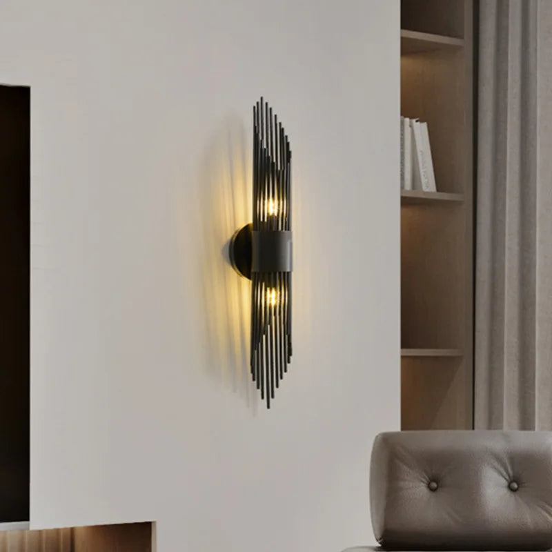 Industrielle Wandleuchte aus Edelstahl für modernes Interieur - vue 3 sur 7