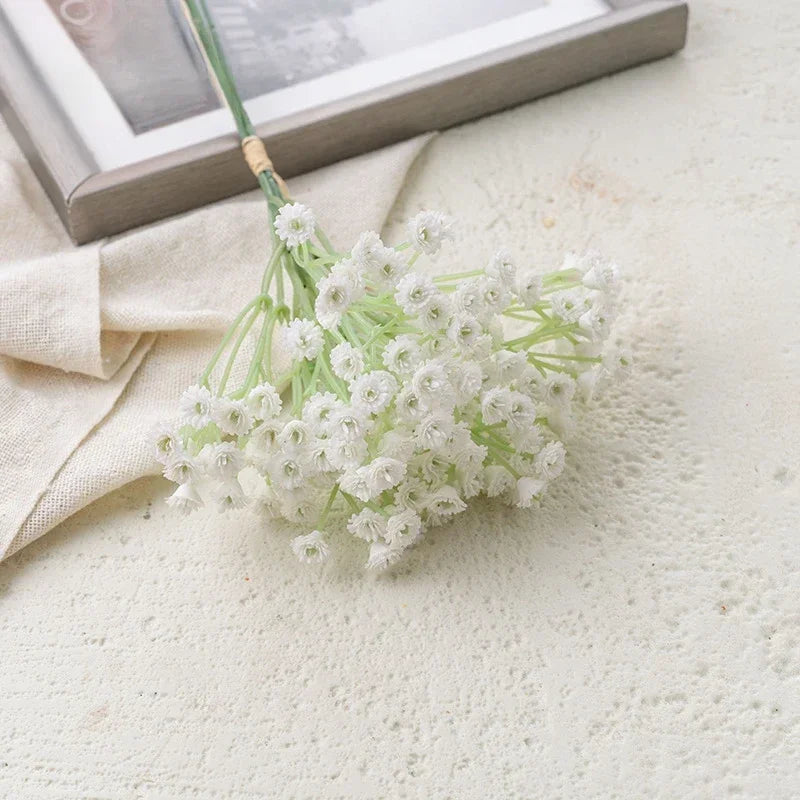 bouquet de gypsophiles artificielles pour décoration de mariage - vue 8 sur 16