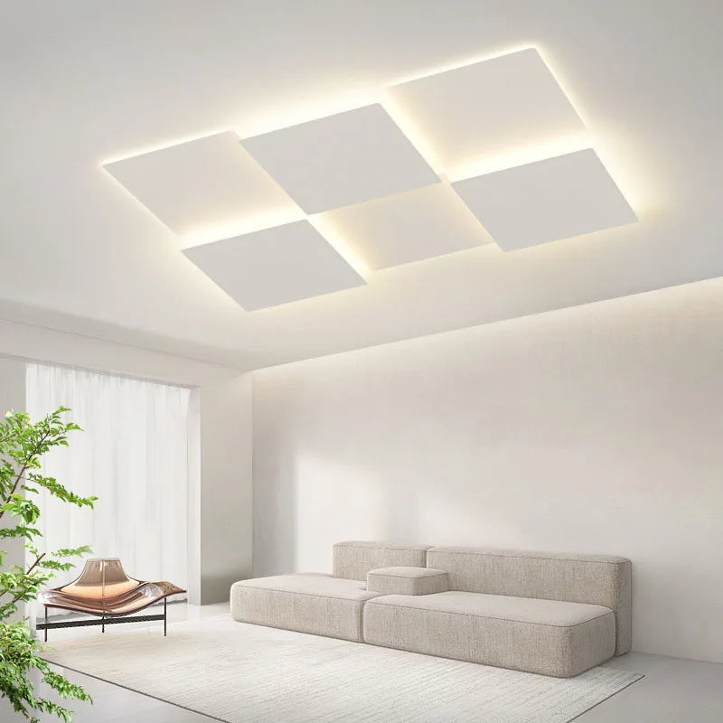 Moderner LED-Deckenleuchte für stilvolle Inneneinrichtung Intelligente Leuchte - vue 5 sur 10